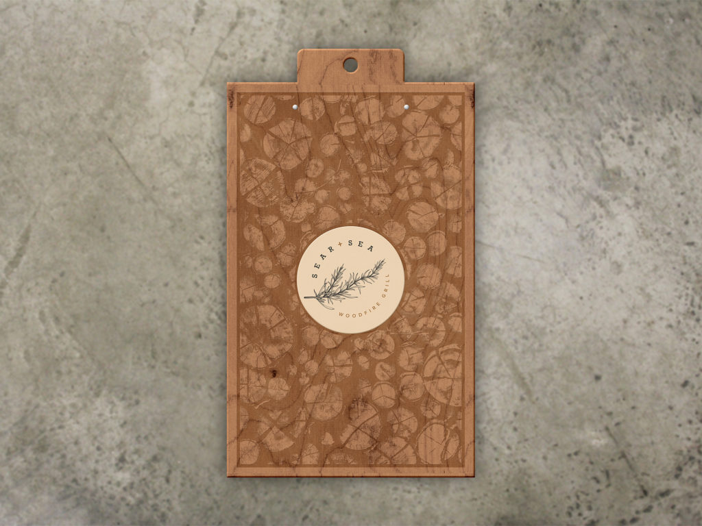 wood menu board laser engraved art of wood