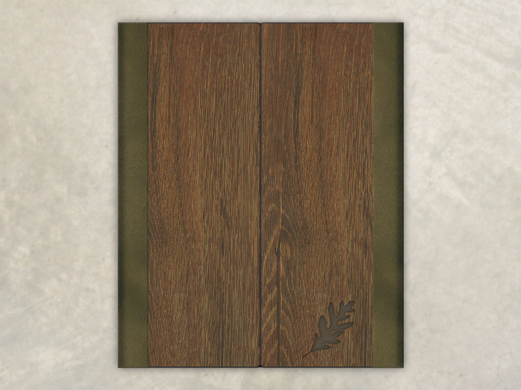 Formal Wood Menu Cover