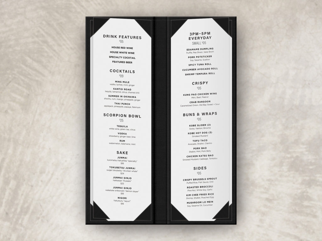 Menu Interior