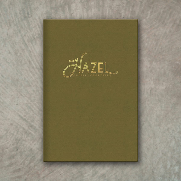 Formal Menu Cover Elegant and Sophisticated