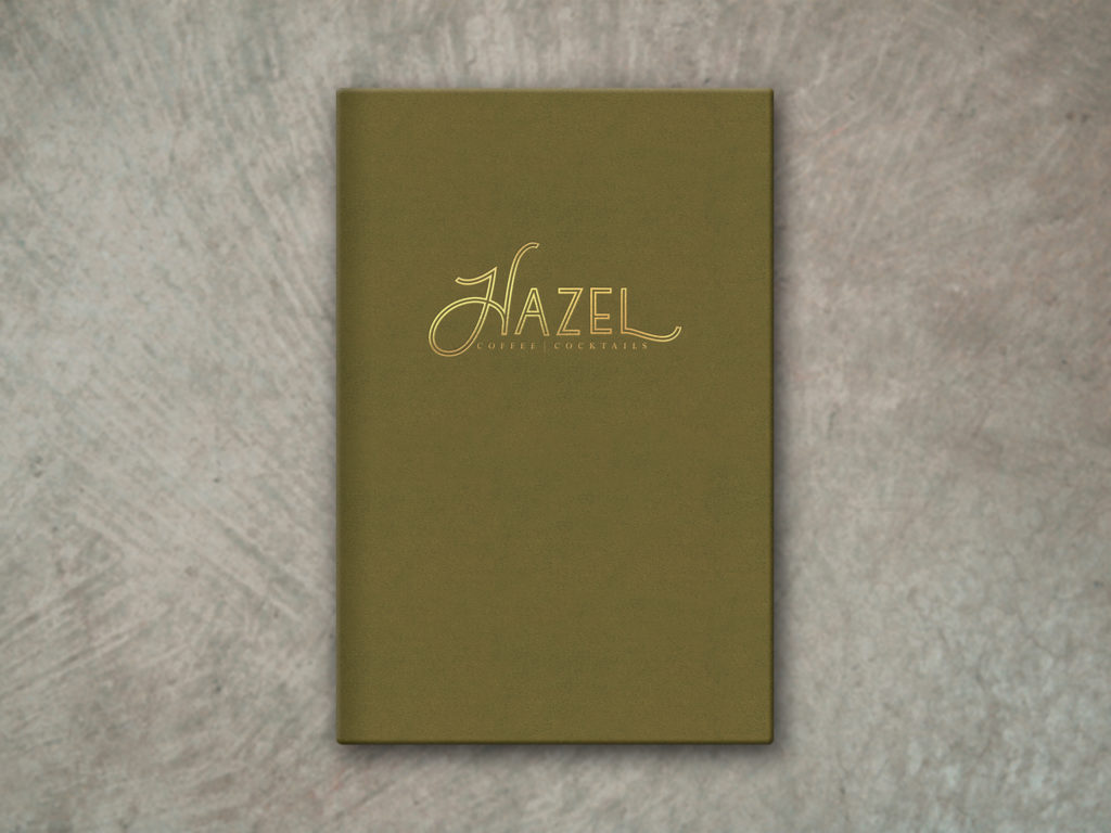 Formal Menu Cover Elegant and Sophisticated